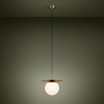 Eglo - Lustr na lanku 1xE27/40W/230V zlatá