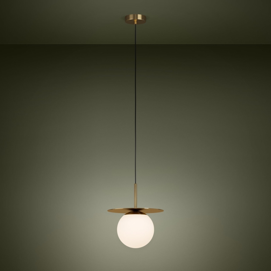 Eglo - Lustr na lanku 1xE27/40W/230V zlatá