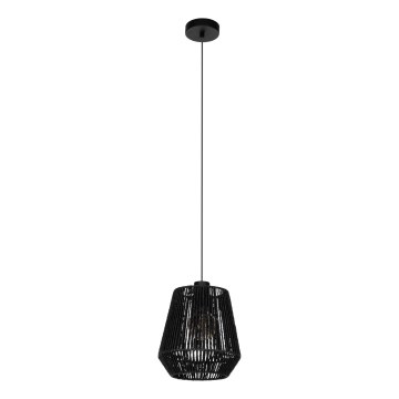 Eglo - Lustr na lanku 1xE27/60W/230V černá