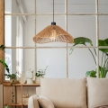 Eglo - Lustr na lanku 1xE27/60W/230V hnědá