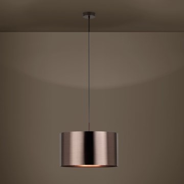 Eglo - Lustr na lanku 1xE27/60W/230V měděná