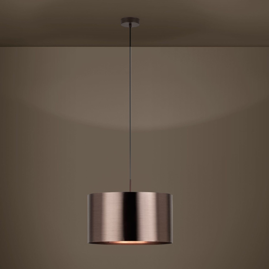 Eglo - Lustr na lanku 1xE27/60W/230V měděná