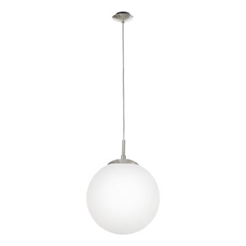 EGLO - Lustr na lanku 1xE27/60W/230V pr. 30 cm bílá