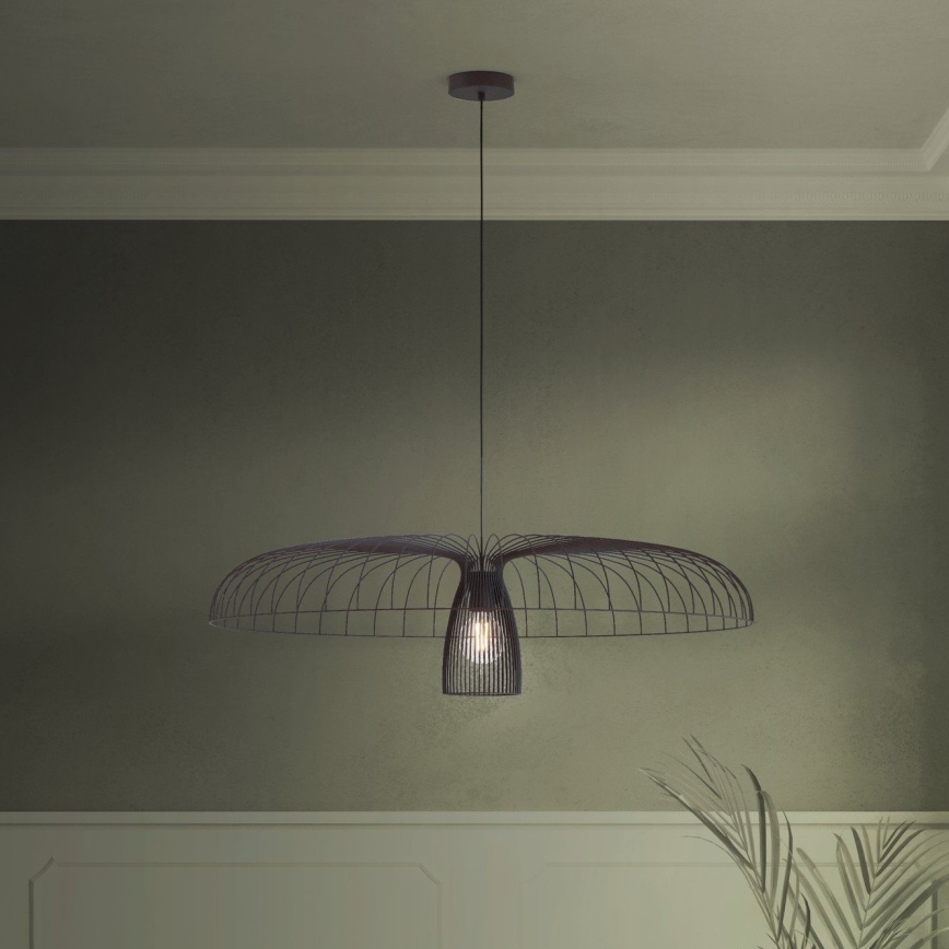 Eglo - Lustr na lanku 1xE27/60W/230V pr. 98,5 cm černá