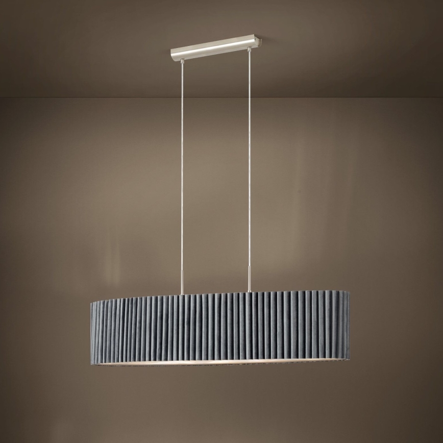 Eglo - Lustr na lanku 2xE27/40W/230V šedá