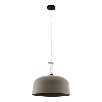 Eglo - Lustr na lanku 3xE27/10W/230V hnědá
