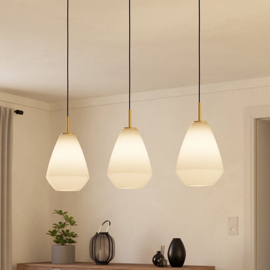 Eglo - Lustr na lanku 3xE27/40W/230V