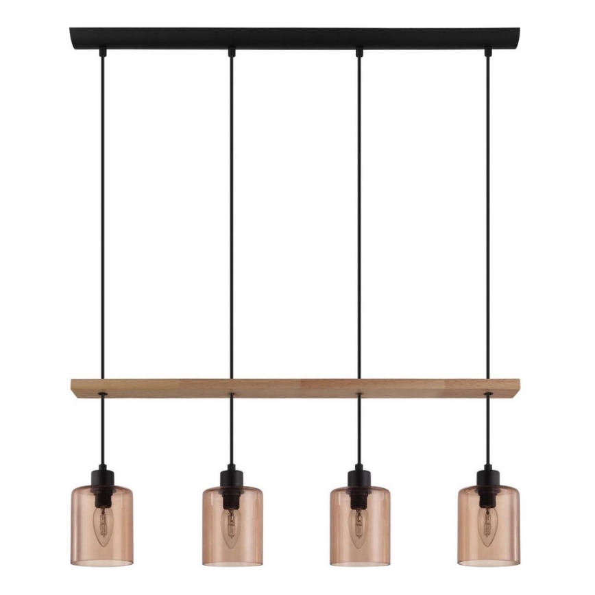 Eglo - Lustr na lanku 4xE14/40W/230V