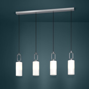 Eglo - Lustr na lanku 4xE27/40W/230V lesklý chrom