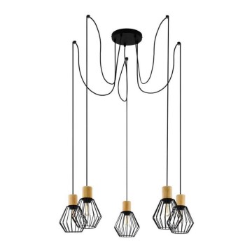 Eglo - Lustr na lanku 5xE27/60W/230V pavouk