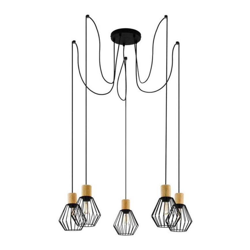 Eglo - Lustr na lanku 5xE27/60W/230V pavouk