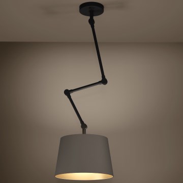 Eglo - Lustr na tyči 1xE27/40W/230V hnědá
