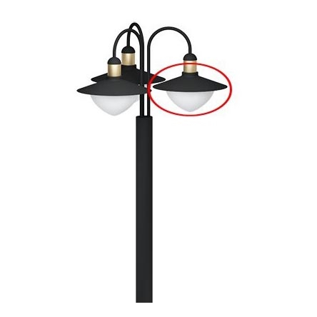 Eglo - Náhradní sklo k lampě a nástěnnému svítidlu SIRMIONE pr. 19 cm