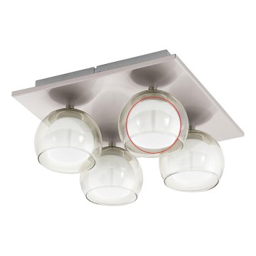 Eglo - Náhradní sklo k lustru a stropnímu svítidlu ROMAGNESE pr. 5,5 cm vnitřní/mléčné