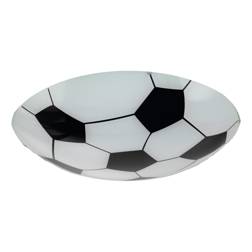 Eglo - Náhradní sklo ke stropnímu svítidlu TABARA E27 pr. 25 cm fotbalový míč