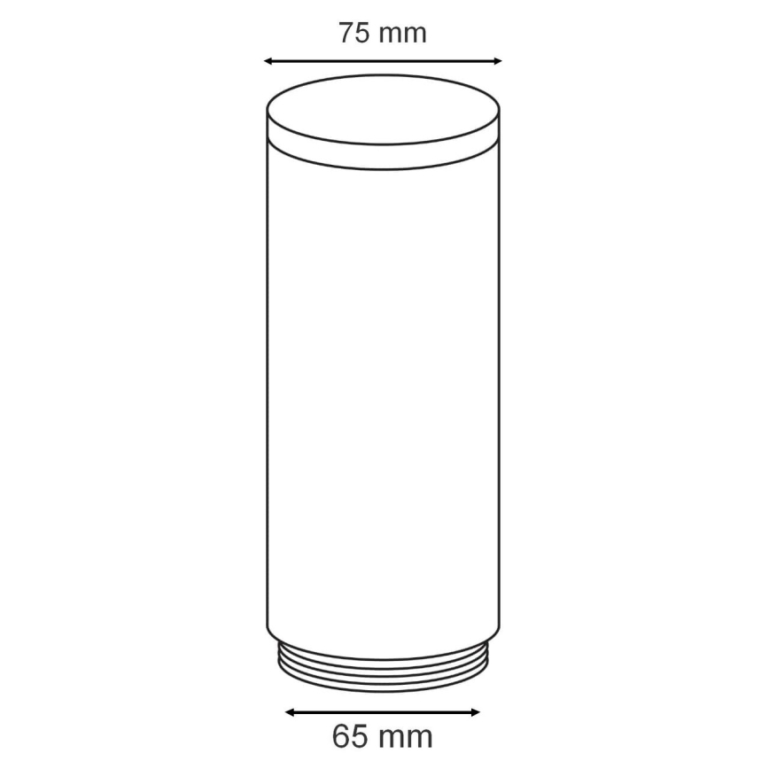 Eglo - Náhradní stínidlo k venkovnímu svítidlu HELSINKI pr. 7,5 cm