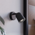 Eglo - Nástěnné bodové svítidlo 1xGU10/5W/230V černá