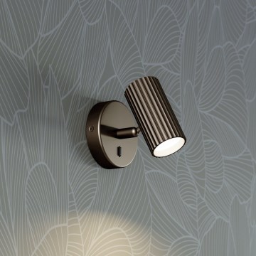 Eglo - Nástěnné bodové svítidlo 1xGU10/5W/230V hnědá