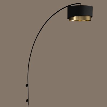 Eglo - Nástěnné svítidlo 1xE27/40W/230V černá/zlatá
