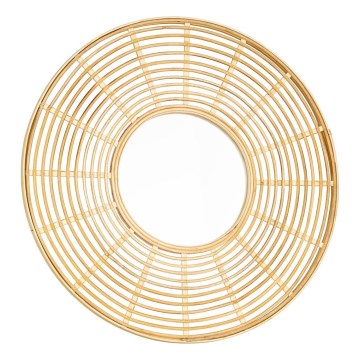 Eglo - Nástěnné zrcadlo pr. 55 cm bambus
