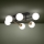 Eglo - Přisazený lustr 6xE14/40W/230V zlatá/černá