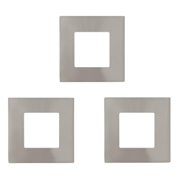 Eglo - SADA 3x LED Podhledové svítidlo FUEVA LED/2,7W/230V 8,5x8,5 cm