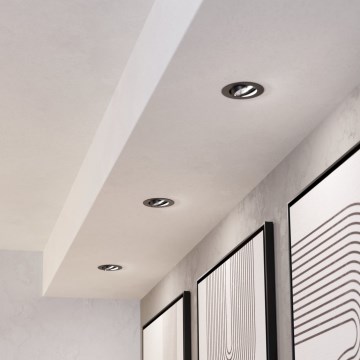 Eglo - SADA 3x LED Stmívatelné podhledové svítidlo LED/6,4W/230V pr. 8,8 cm černá