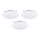 Eglo - SADA 3xLED Podhledové svítidlo FUEVA-RW 1xLED/2,8W/230V pr. 8,5 cm