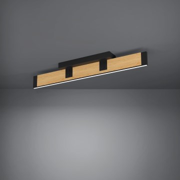 Eglo Stars of Light - LED Stmívatelné stropní svítidlo LED/27W/230V 3000K černá/hnědá