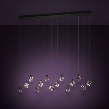 Eglo Stars of Light - LED Stmívatelný lustr na lanku 14xLED/3W/230V 3000K černá/čirá