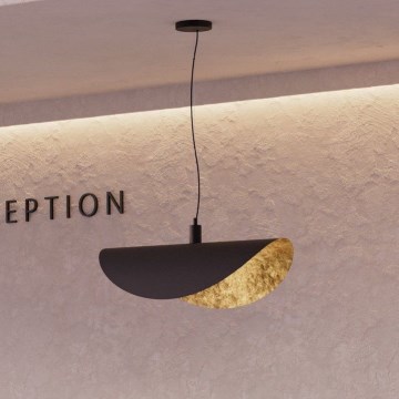 Eglo Stars of Light - Lustr na lanku 1xE27/40W/230V 80 cm černá/zlatá