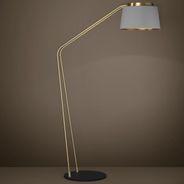 Eglo Stars of Light - Stojací lampa 1xE27/40W/230V šedá/zlatá