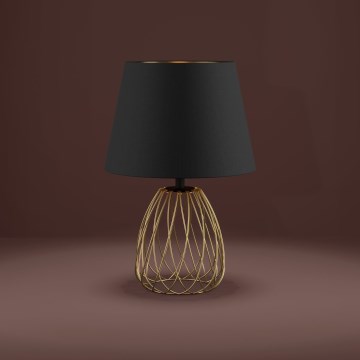 Eglo Stars of Light - Stolní lampa 1xE27/40W/230V černá/zlatá