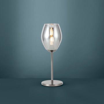 Eglo Stars of Light - Stolní lampa 1xE27/60W/230V černá/kouřová