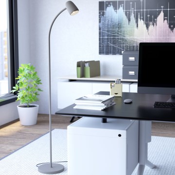 Eglo - Stojací lampa 1xE14/18W/230V krémová