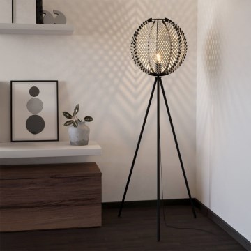 Eglo - Stojací lampa 1xE27/40W/230V bílá/černá