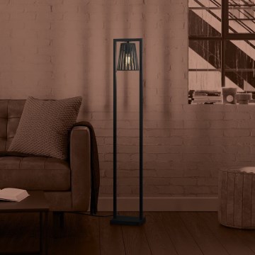 Eglo - Stojací lampa 1xE27/40W/230V černá