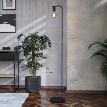 Eglo - Stojací lampa 1xE27/40W/230V černá