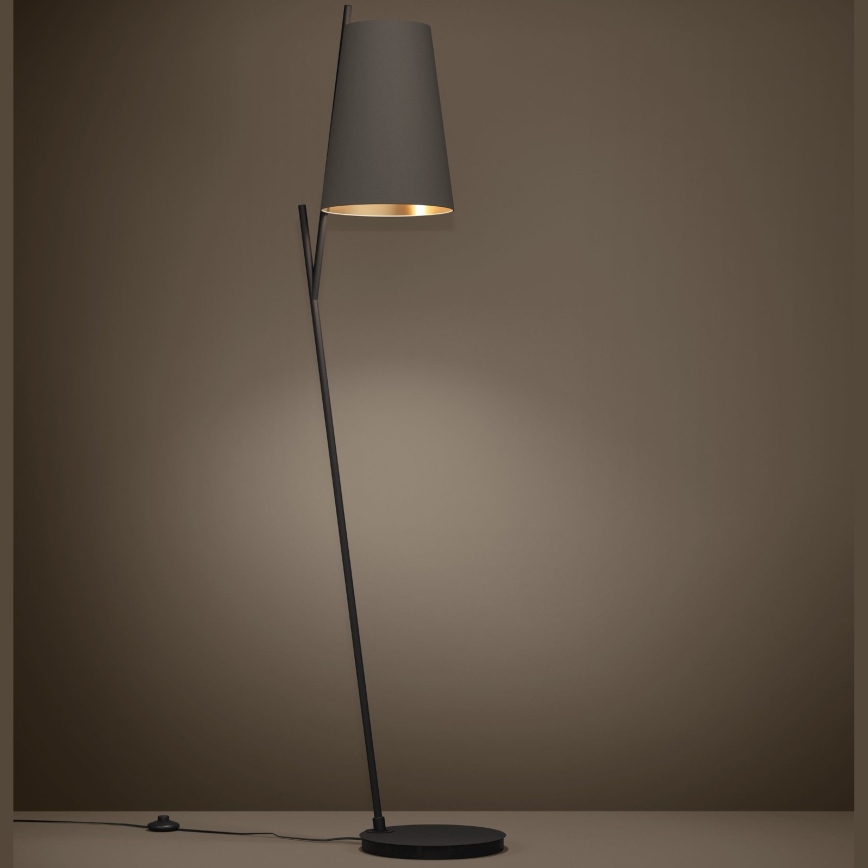 Eglo - Stojací lampa 1xE27/40W/230V hnědá