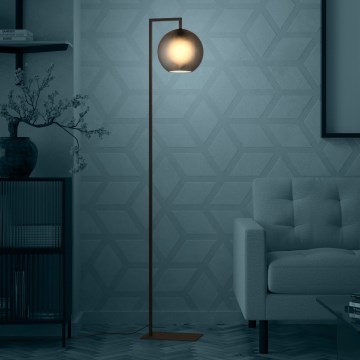 Eglo - Stojací lampa 1xE27/40W/230V kouřová