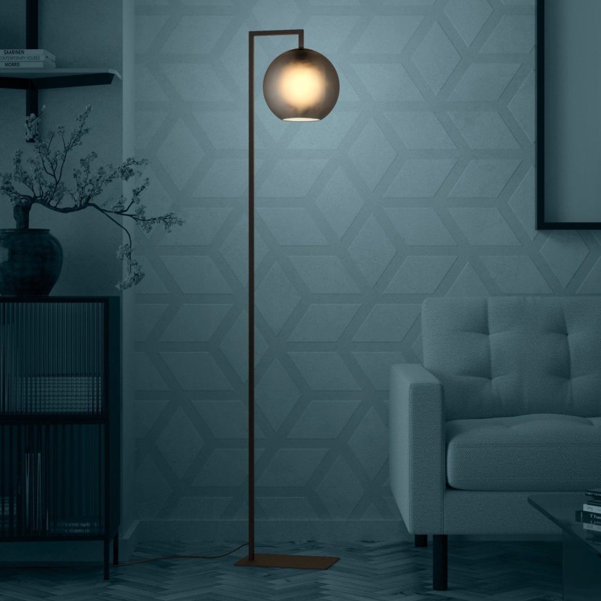 Eglo - Stojací lampa 1xE27/40W/230V kouřová