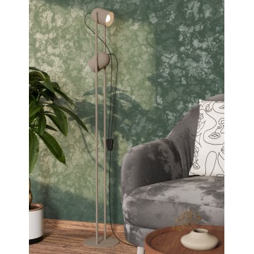 Eglo - Stojací lampa 2xE14/8W/230V béžová