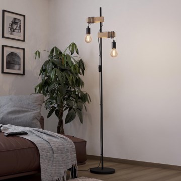 Eglo - Stojací lampa TOWNSHEND 2xE27/10W/230V