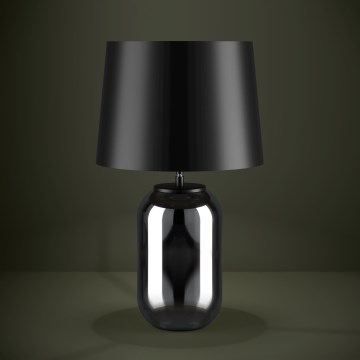 Eglo - Stolní lampa 1xE27/40W/230V černá/kouřová