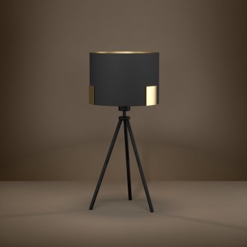 Eglo - Stolní lampa 1xE27/40W/230V černá/zlatá