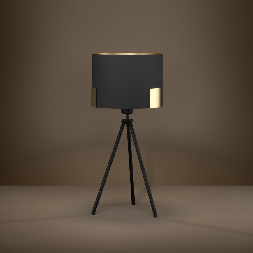 Eglo - Stolní lampa 1xE27/40W/230V černá/zlatá