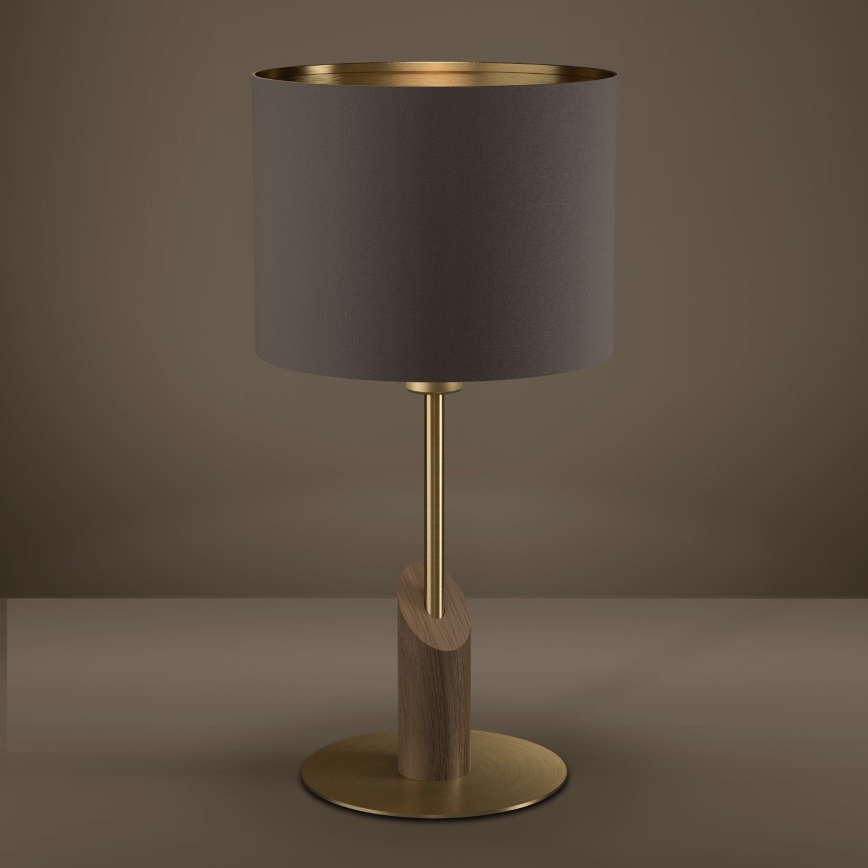 Eglo - Stolní lampa 1xE27/40W/230V hnědá/zlatá