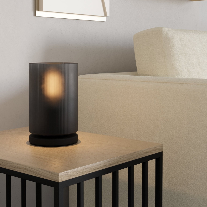 Eglo - Stolní lampa 1xE27/40W/230V šedá