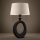 Eglo - Stolní lampa 1xE27/60W/230V 52,5 cm černá/krémová