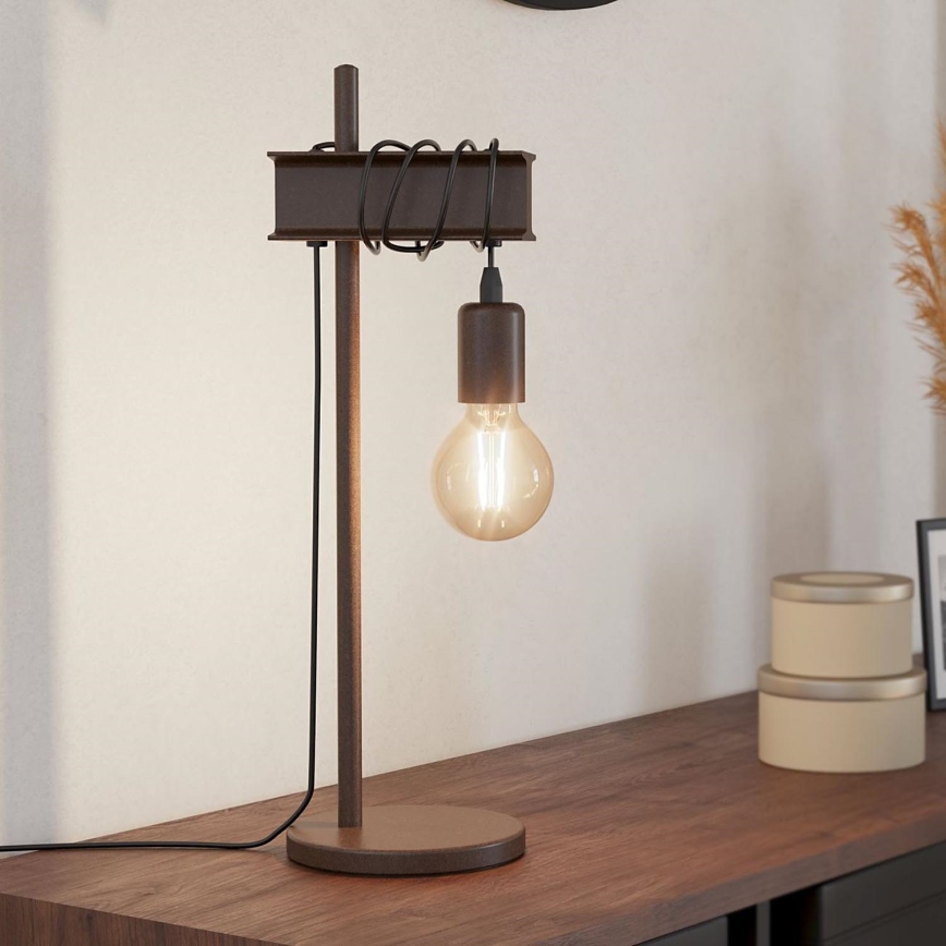 Eglo - Stolní lampa TOWNSHEND 1xE27/10W/230V
